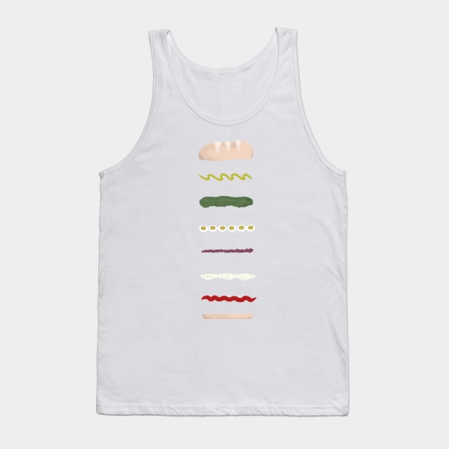 Sandwich Parts Tank Top by LochNestFarm